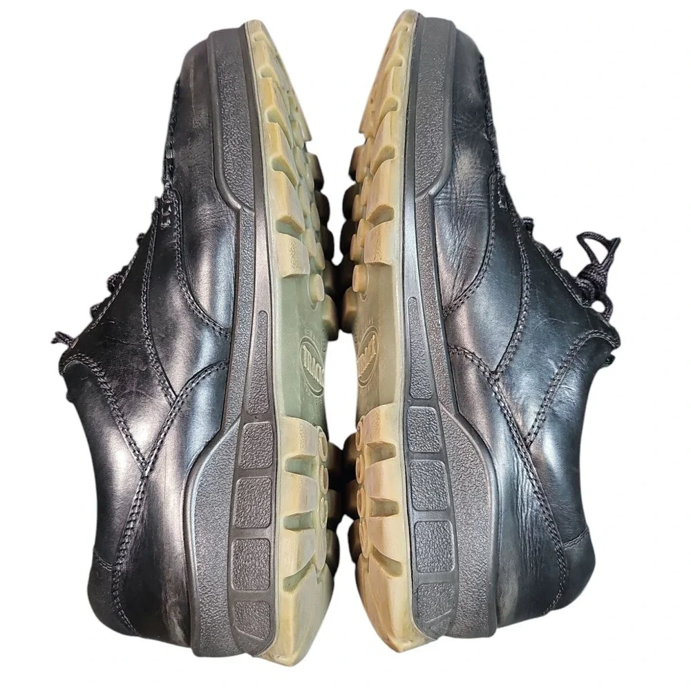 Ecco‎ Gore-Tex Leather Oxfords Walking Shoes Waterproof Black Mens Size 14 $220